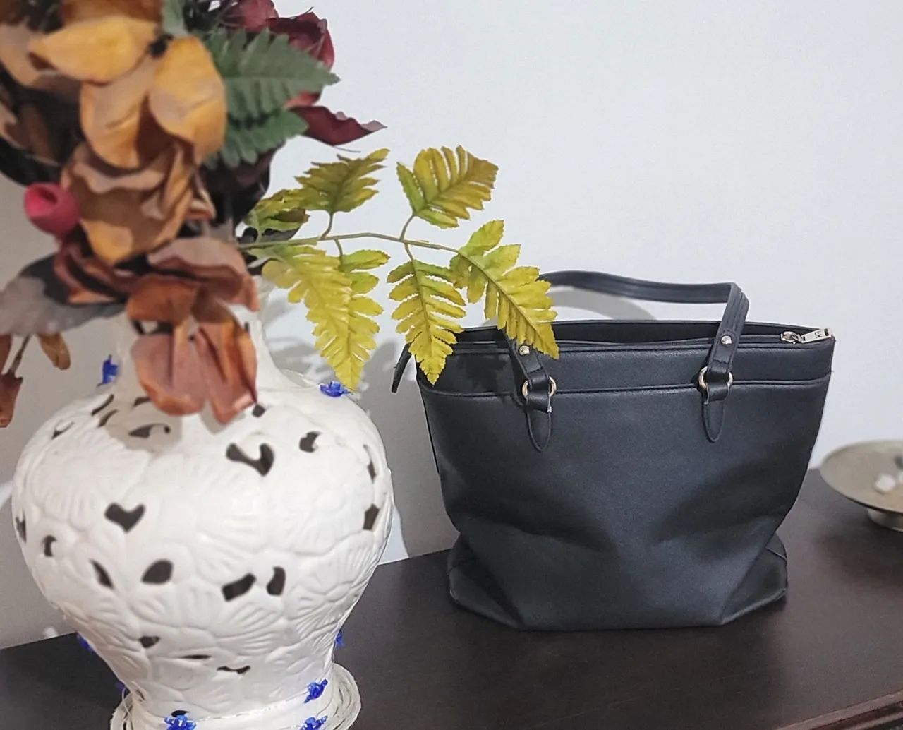 Bolsa Fellipe Krein Shopping Preta - Foto 3