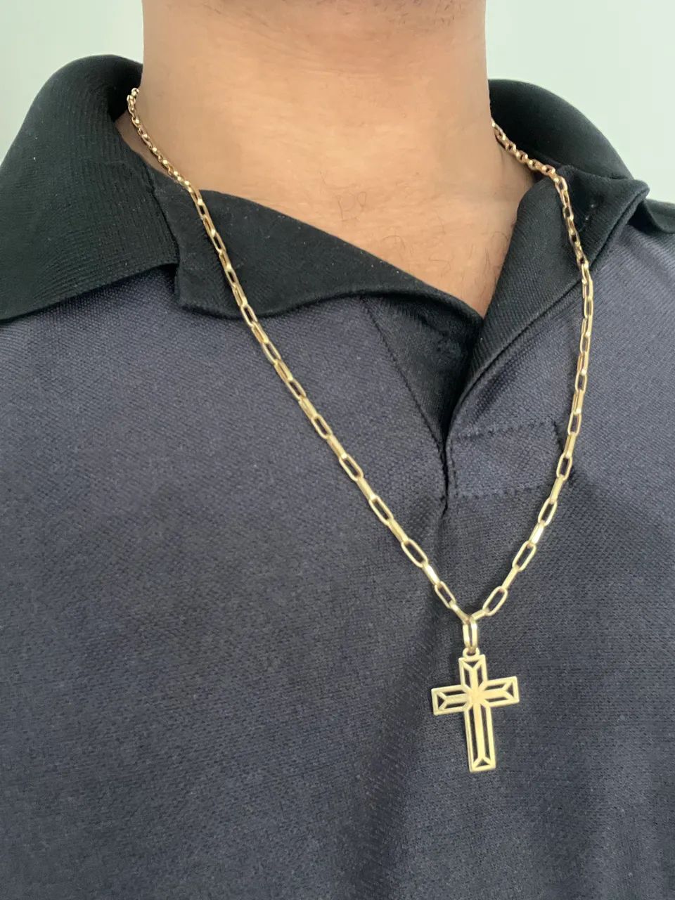 Corrente e pingente ouro 18k - Foto 2