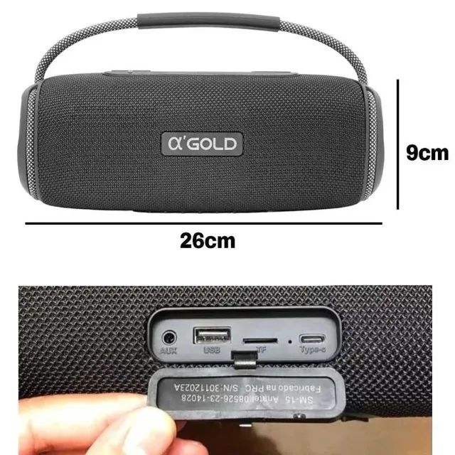 Caixa de som 60W - Bluetooth - Resistente a Água - Foto 3