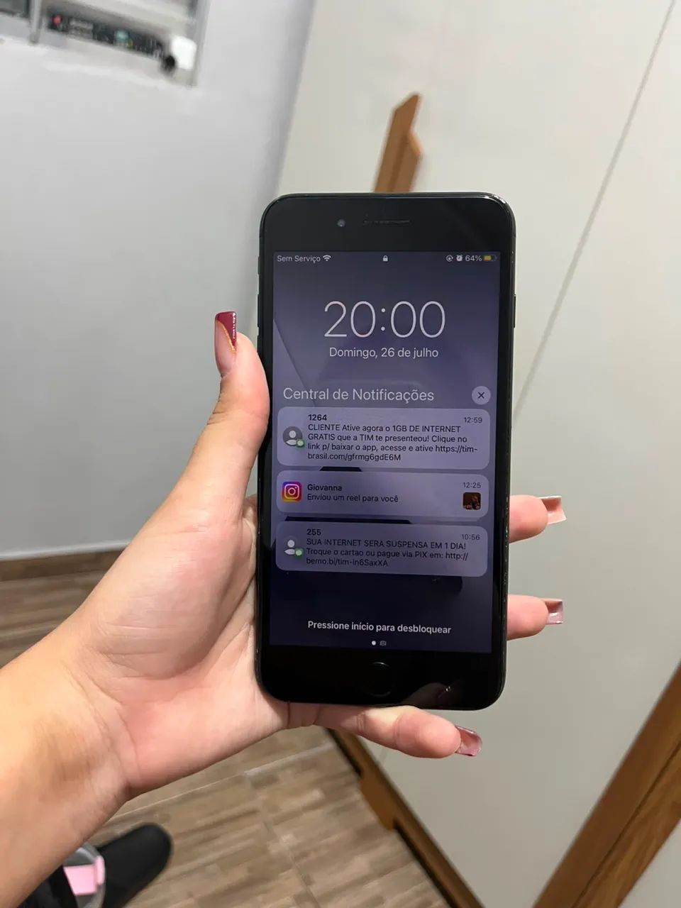 vendo ou troco iphone 7 plus 128gb - Foto 2