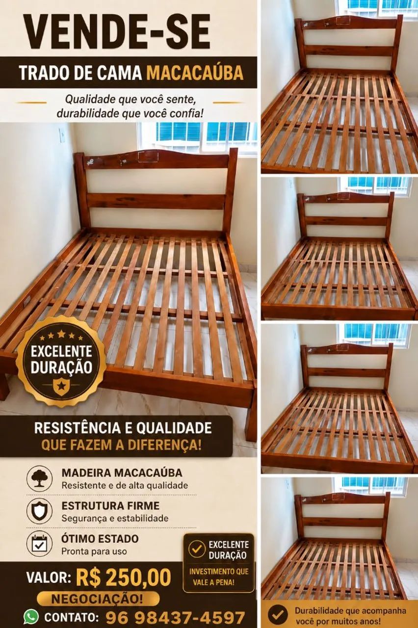 Armação de cama Macacauba