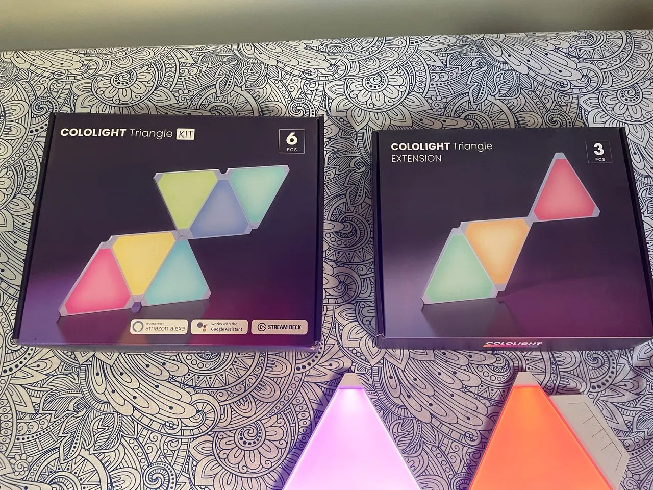 Kit 9 Triângulos RGB Cololight  - Foto 4