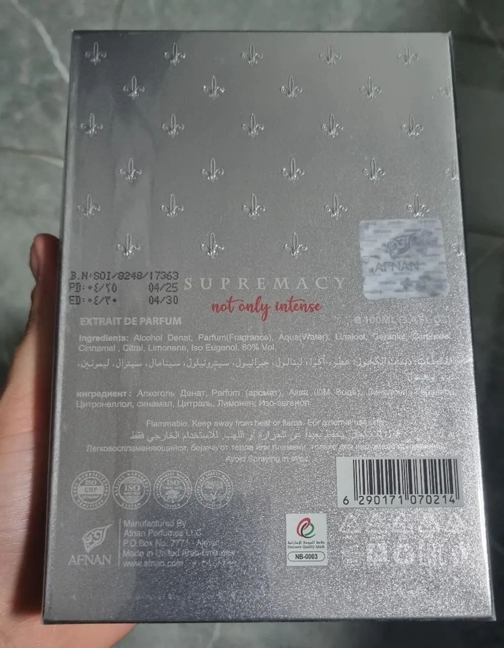 Perfume Supremacy Not Only Intense Original e lacrado  - Foto 4