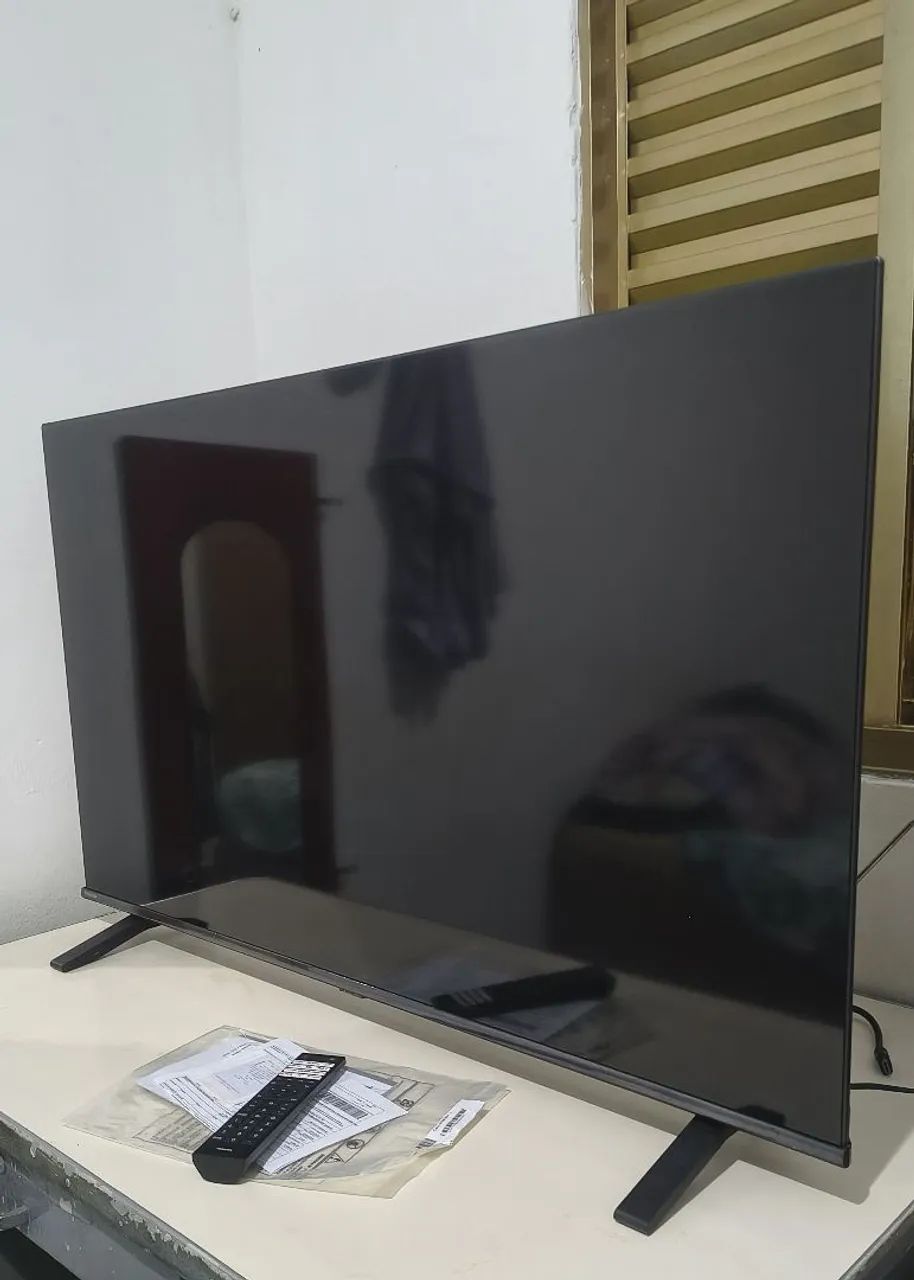 Smartv 50 4k nova nota troco entrego  - Foto 3