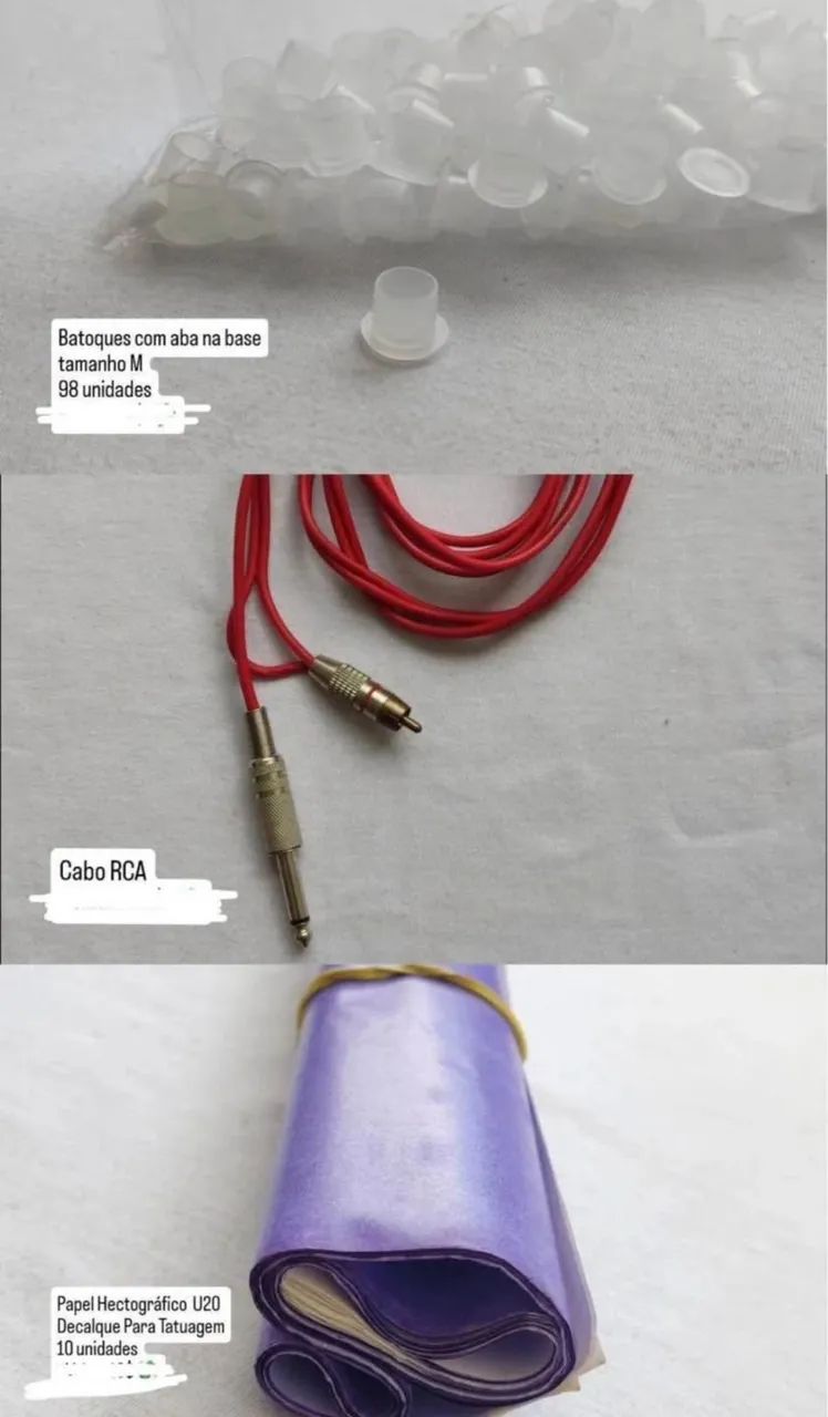 Máquina de tatuagem: Fonte PS MINI POP ELETRIC INK  Máquina Rotativa ELETRIC INK - Foto 4