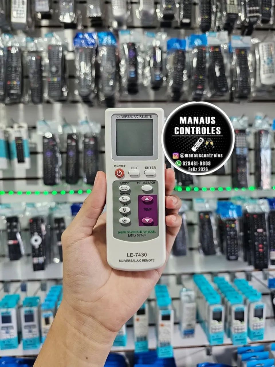 Controle universal de ar condicionado split 