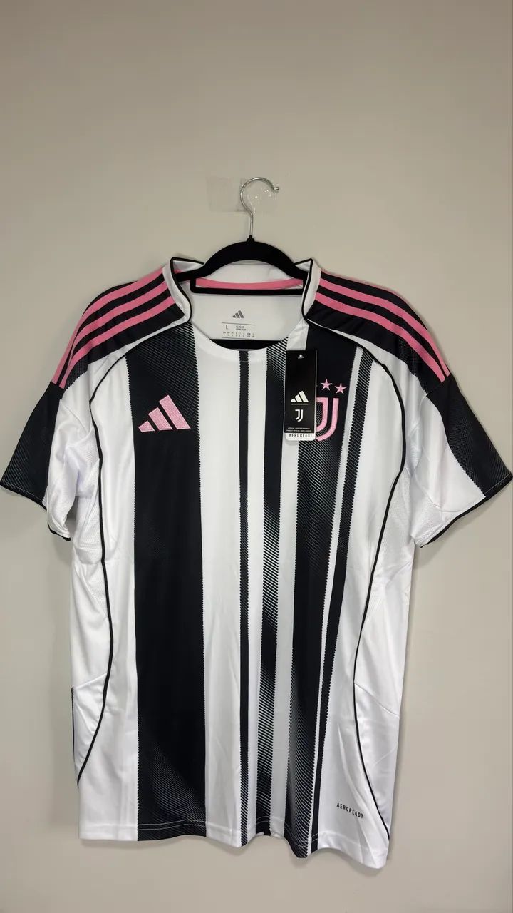 Camisa Adidas Juventus I Home Masculina Branco/Preto