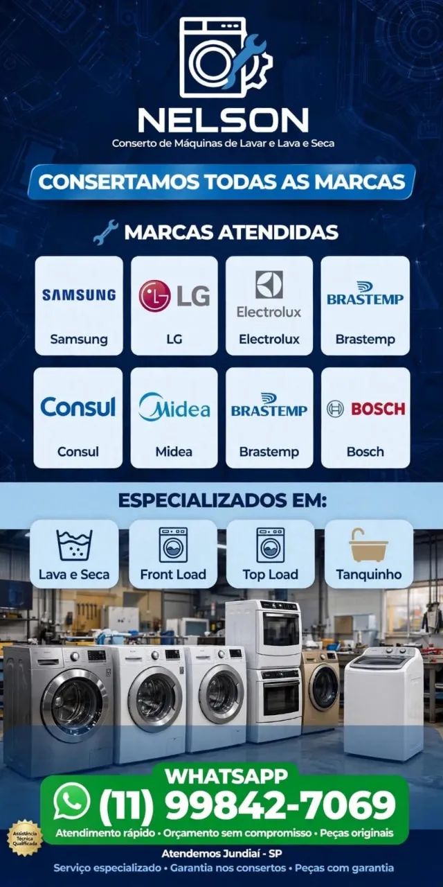 CONSERTO DE MAQUINAS DE LAVAR E LAVASECA - Foto 3