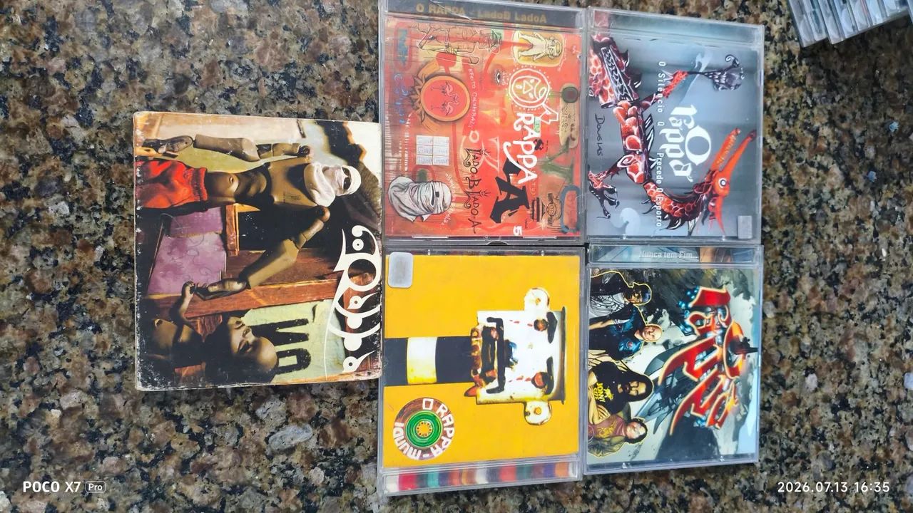 Coleção de CDs O Rappa
