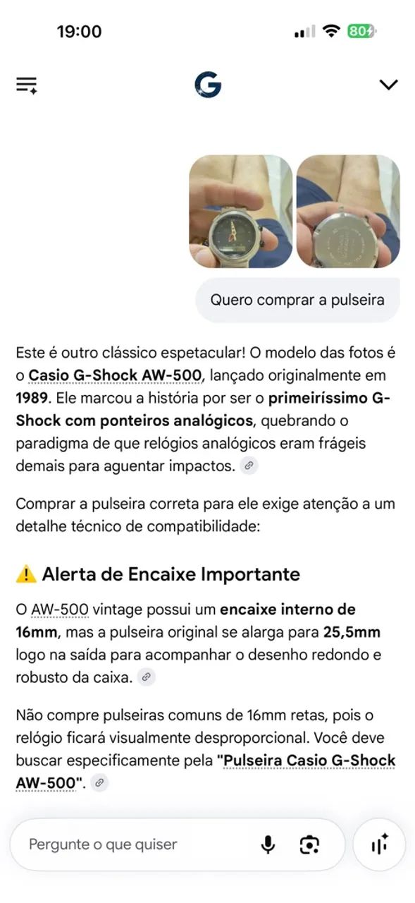 G-Shock AW-500 Raridade vintage  - Foto 4