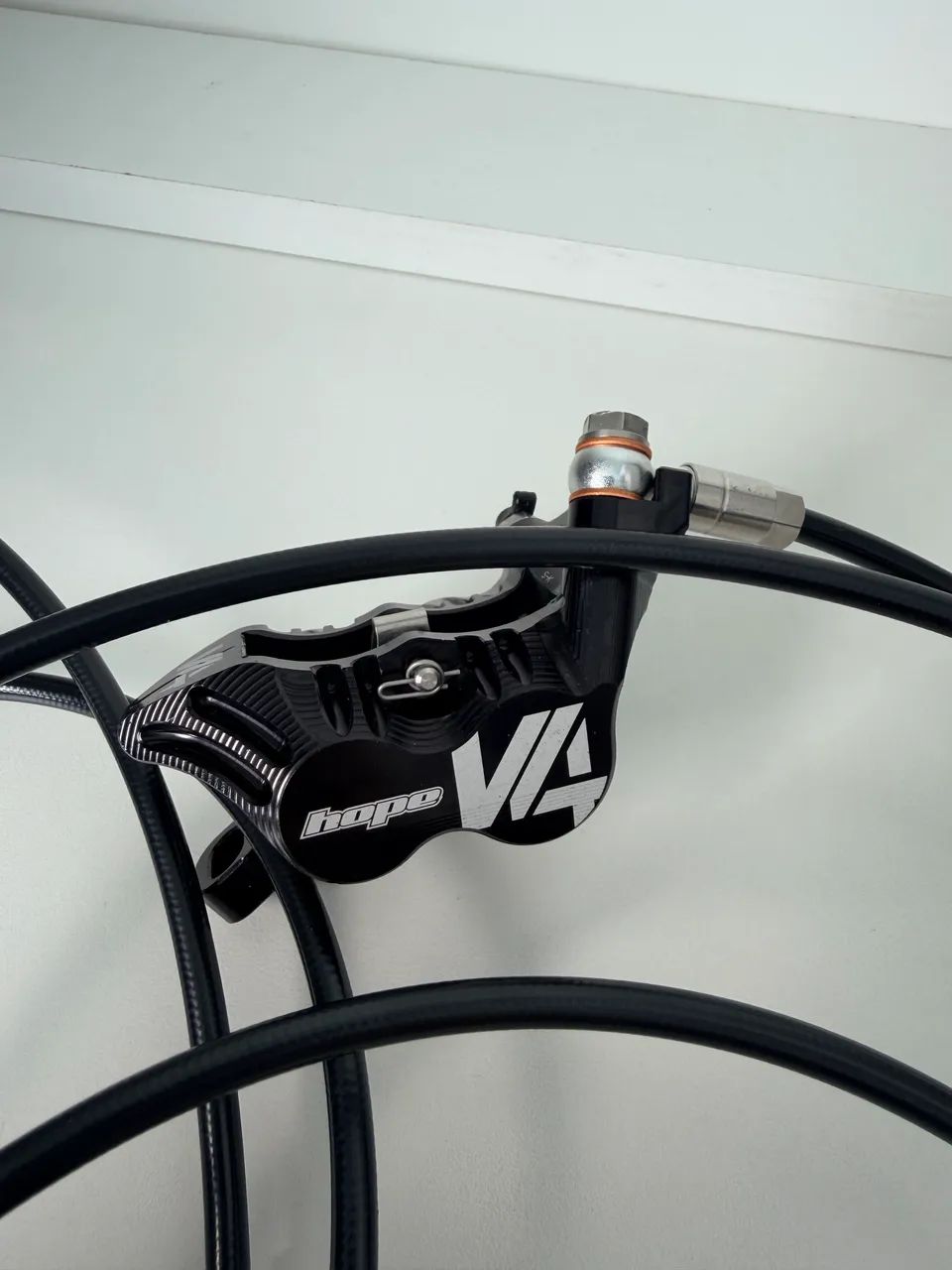 Freio bicicleta Hope Tech 4 V4 novo, sem uso, na caixa