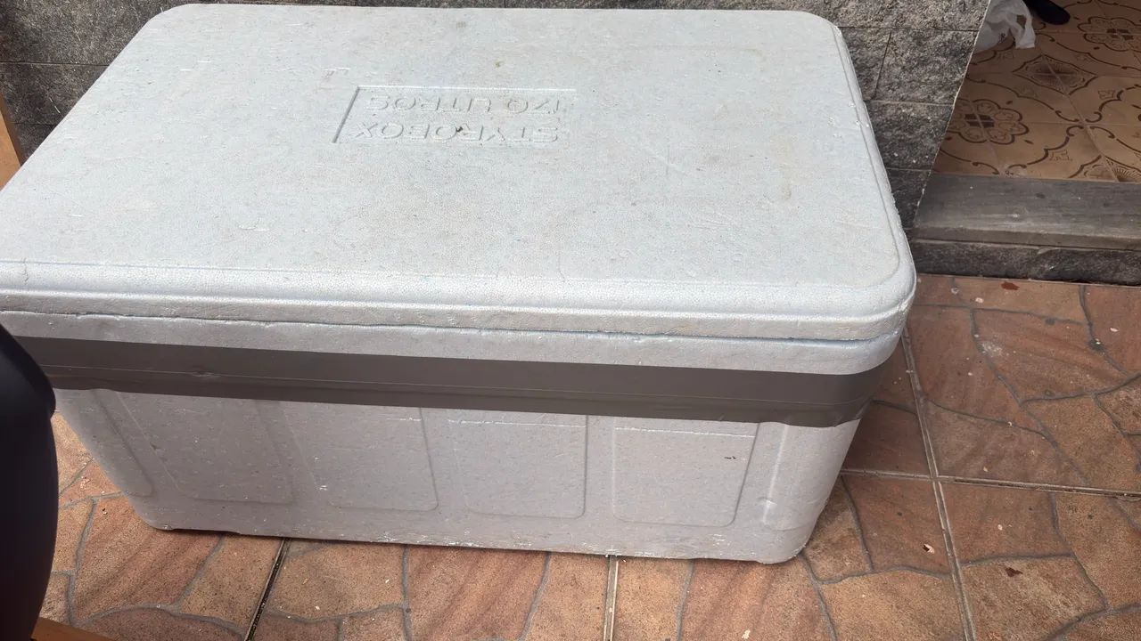 Caixa de isopor 170L - Foto 2
