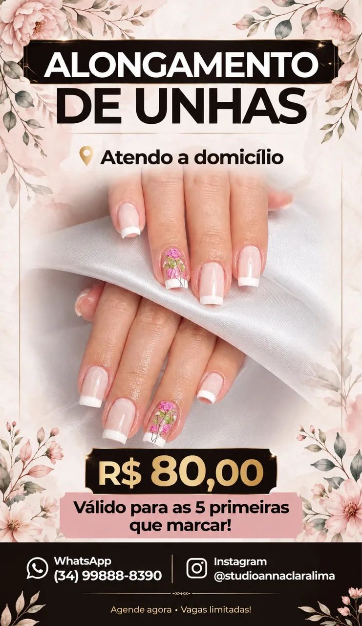 Alongamento de unha 