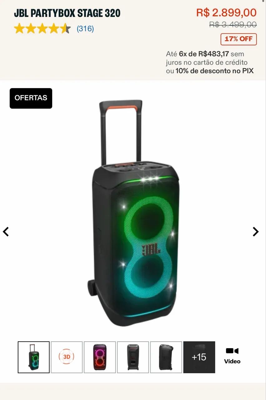 Jbl PartyBox 320 
