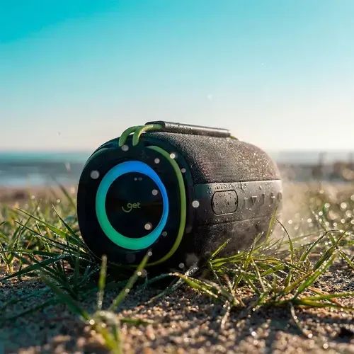 Caixa de Som Bluetooth TWS Get Pop Lite NOVA - Foto 2