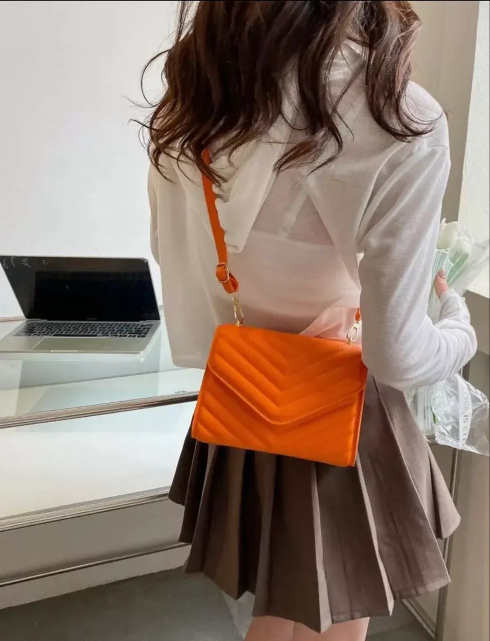 bolsa laranja - Foto 3