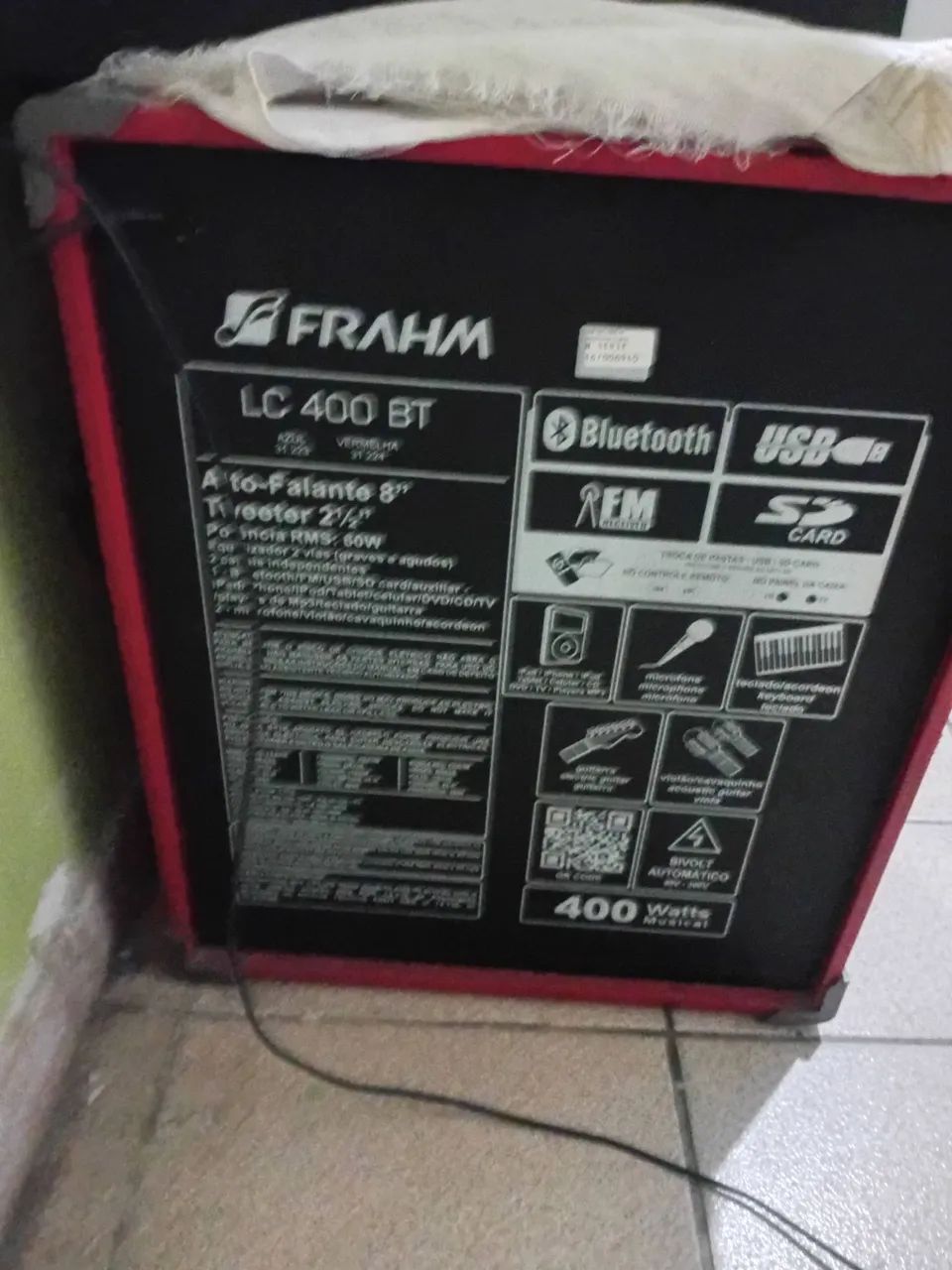 Vendo caixa amplificada funcionando normal  - Foto 2