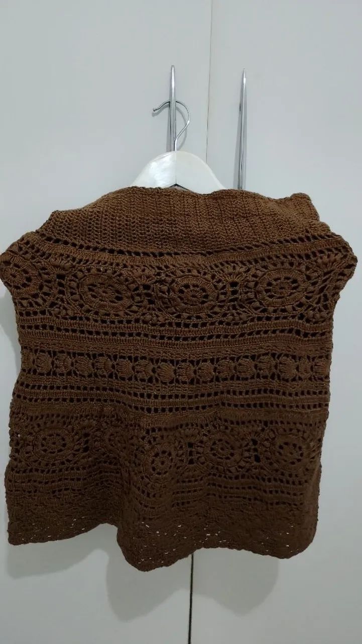 Saia de crochê outono-inverno