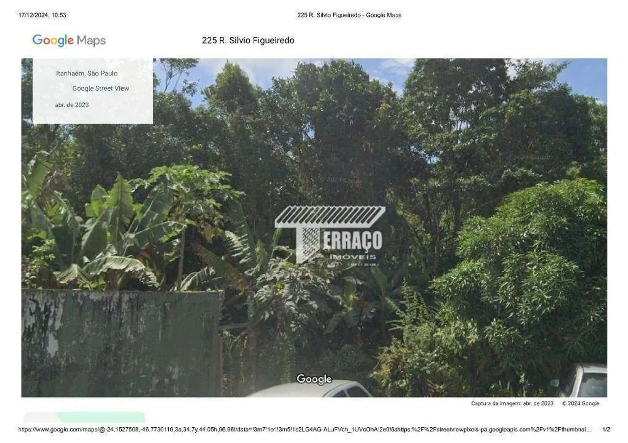 Terreno à venda, 312 m² - Jardim Suarão - Itanhaém/SP