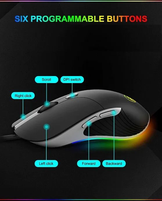 Mouse Gamer x6 3200Dpi Hmaston - Foto 4