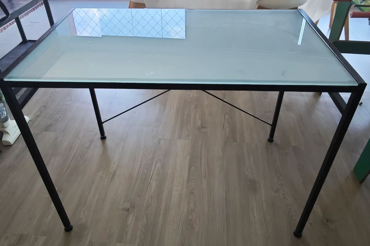 Mesa de computador - tampo de Vidro  - Foto 3