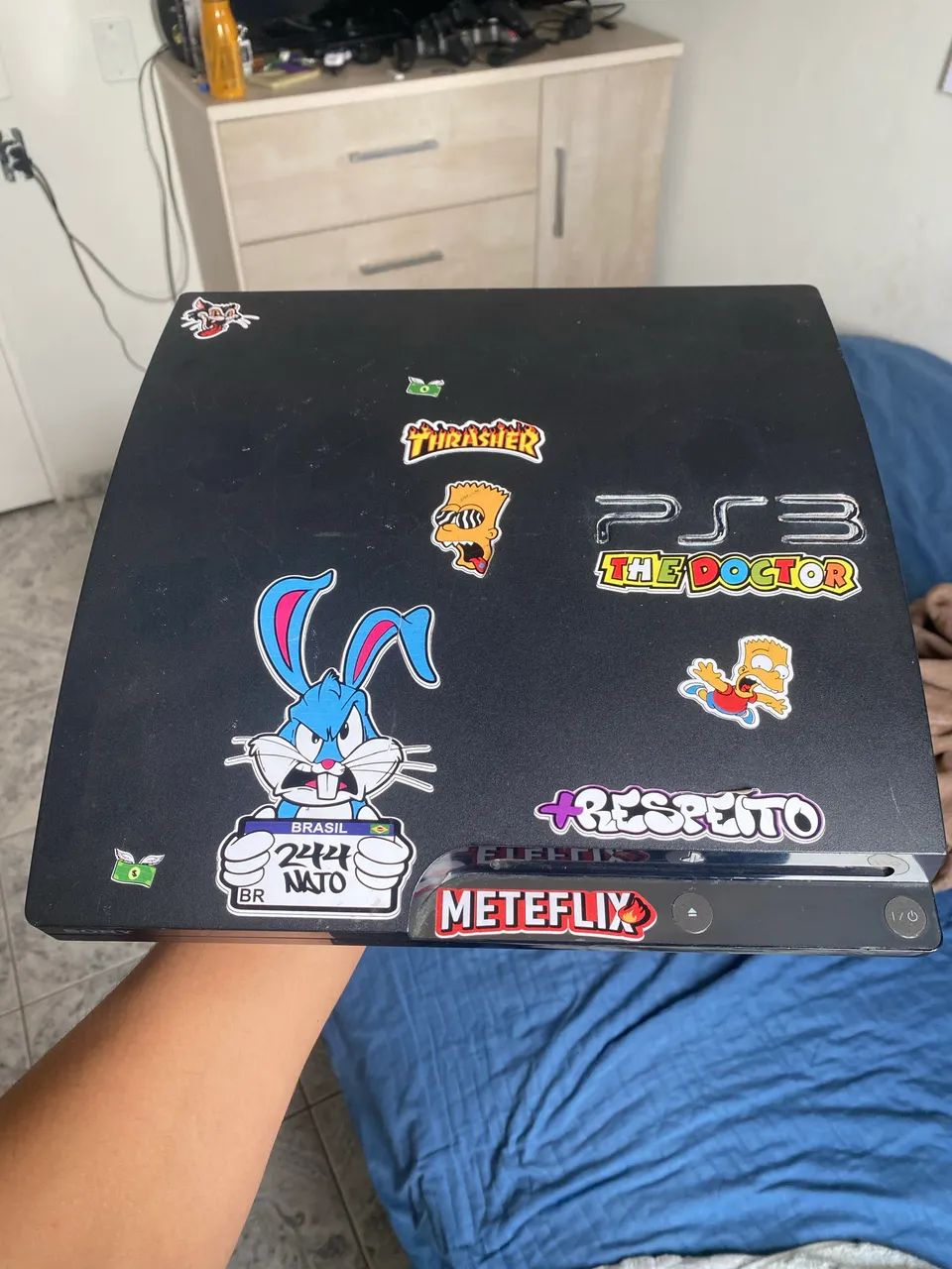 PS3 usado em perfeito estado(desbloqueado)