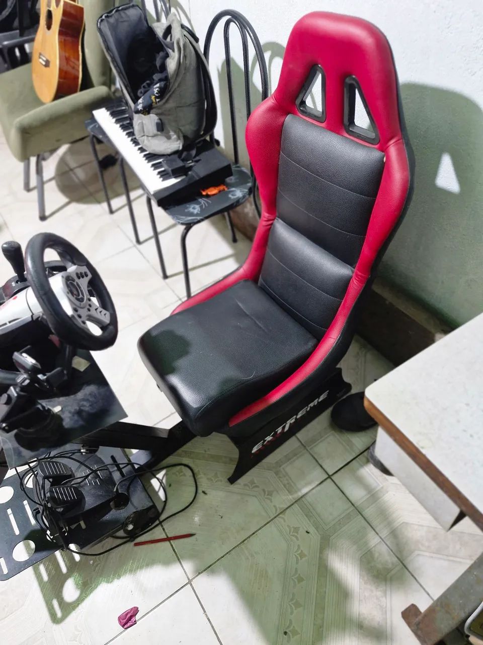 Cadeira e volante ps2