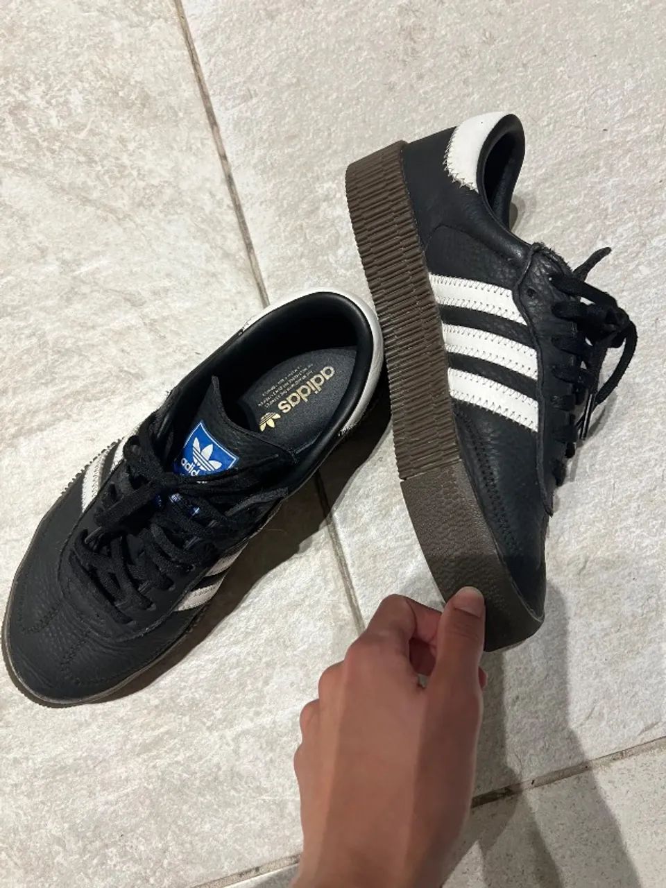 Adidas Samba Original Preto e Branco  - Foto 2