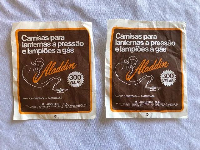 Camisa Incandescente P/ Lampiões a gás (2 Peças Na Embalagem)