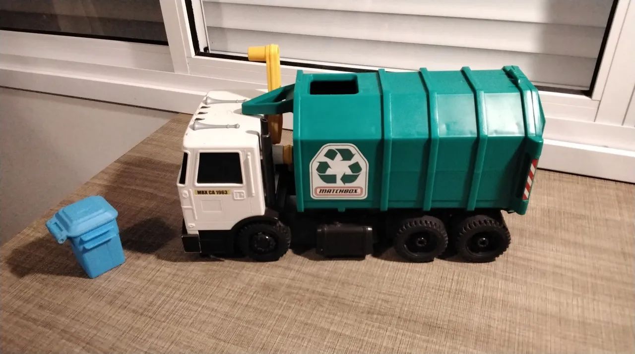 Matchbox Recycling Truck - Brinquedos e Jogos - Centro, Campo Bom