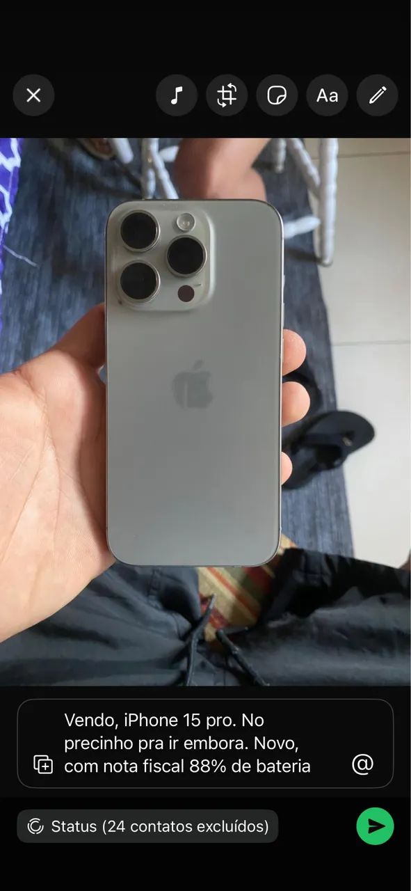 iPhone 15 pro - Celulares e Smartphones - Xavantes, Belford Roxo