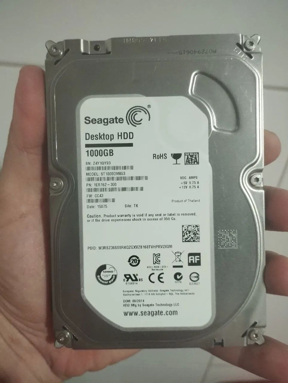 HD 1TB Seagate 