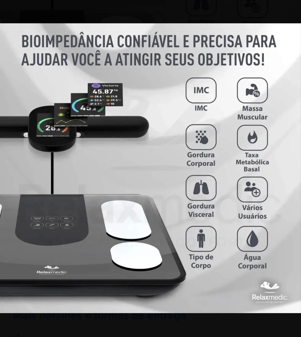 Balança Bioimpedancia  - Foto 2