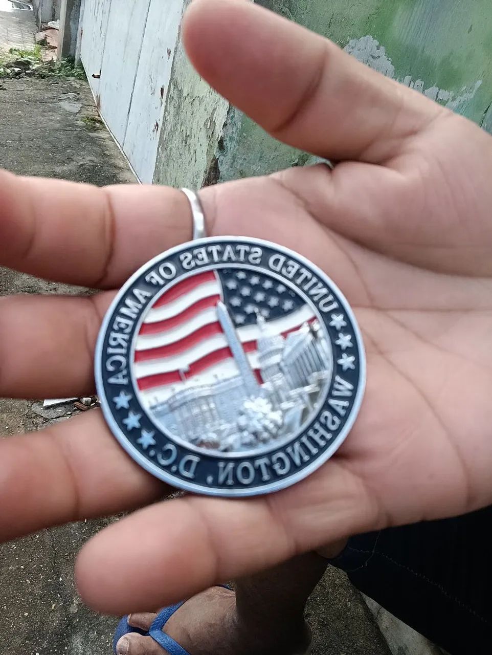 Medalhão comemorativo Washington DC - Foto 5