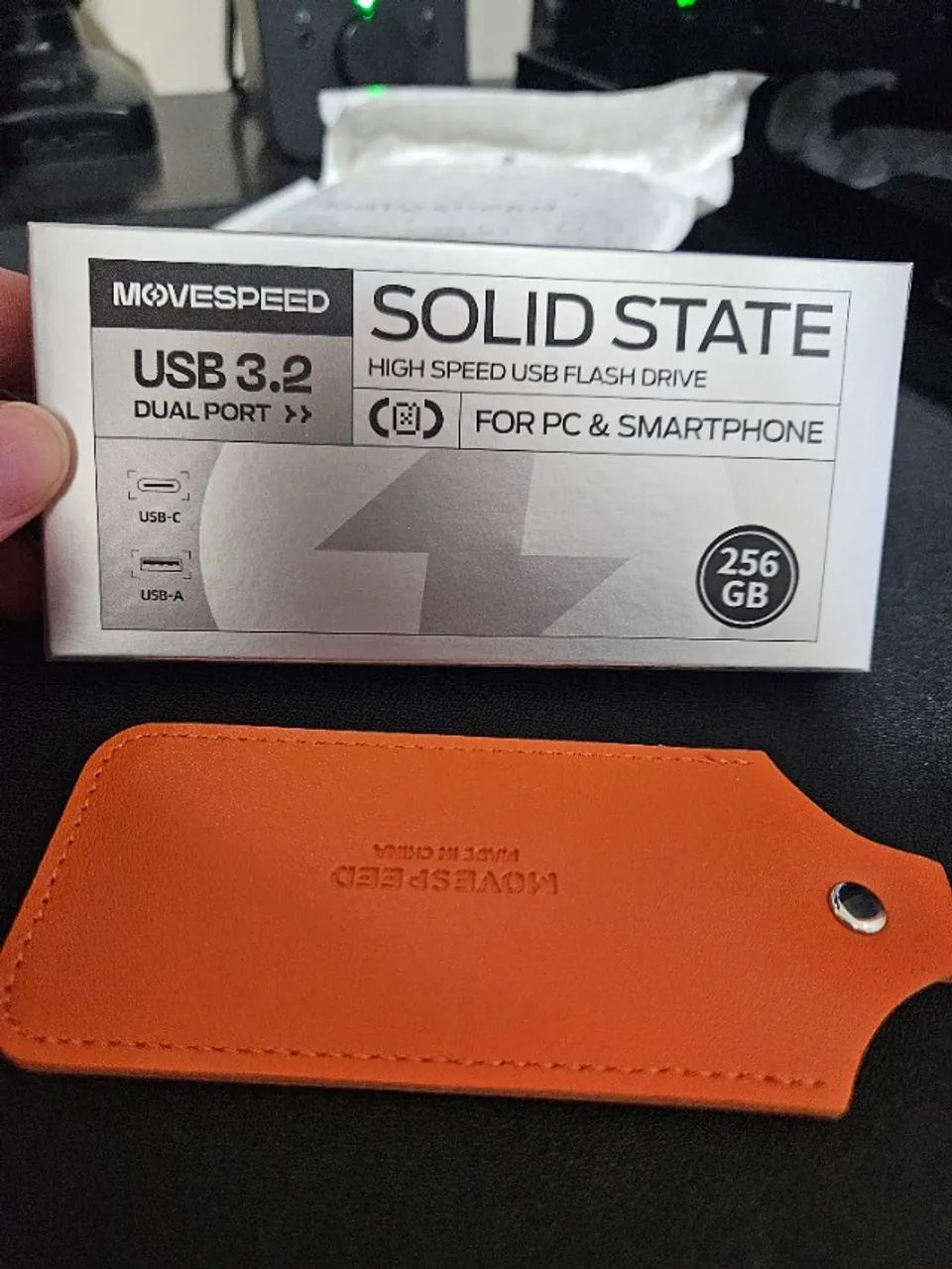 Pendrive 256GB MOVESPEED USB 3.2 2x2 Ultra Rápido 2000MB/s - Foto 3