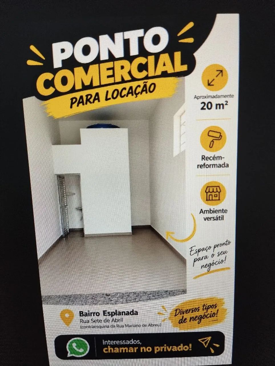Alugo Ponto Comercial Esplanada  - Foto 2