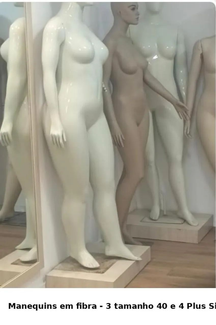 Manequins em Fibra