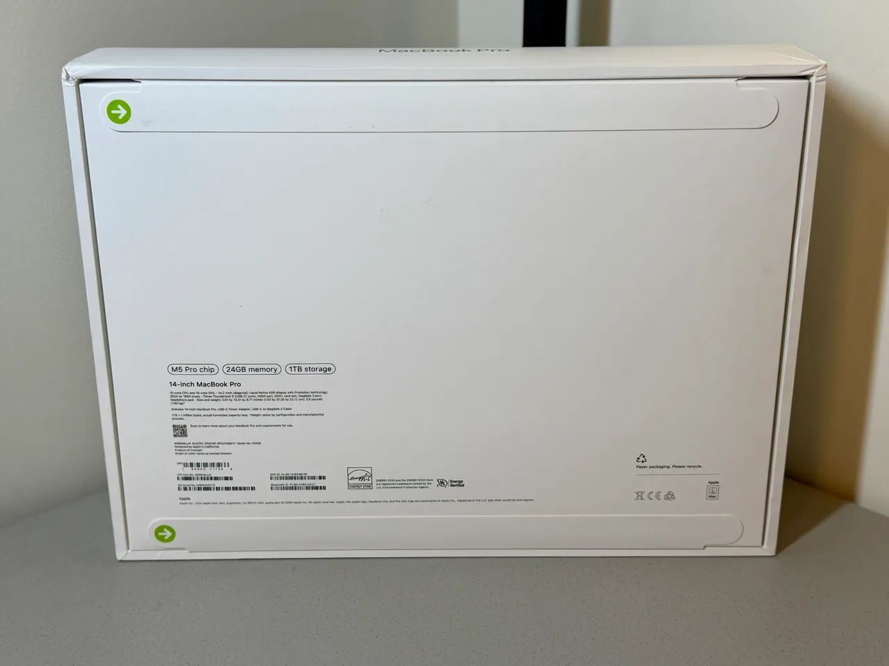 MacBook Pro 14 Polegadas M5 Pro 24GB 1TB SSD - Novo / Lacrado  - Foto 2