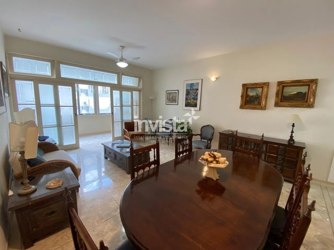Apartamento 2 Dormitórios com Suíte, Frente ao Mar  Santos (José Menino)