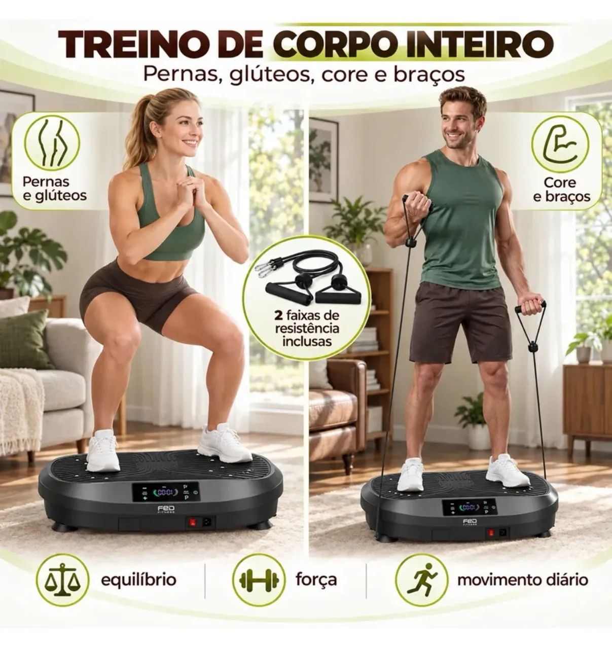Plataforma vibratória NOVA NA CAIXA  - Foto 5