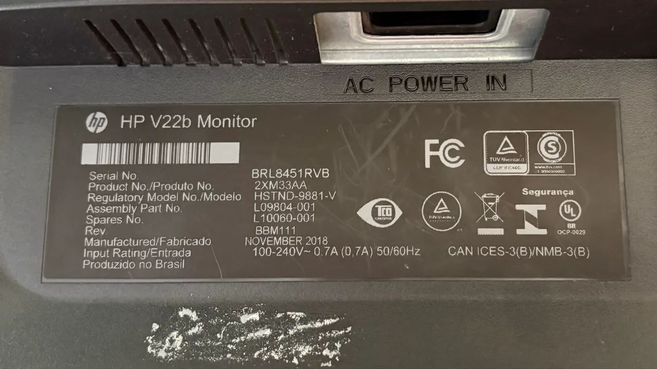 Monitor HP V22b 21,5 Full HD LED - Foto 2