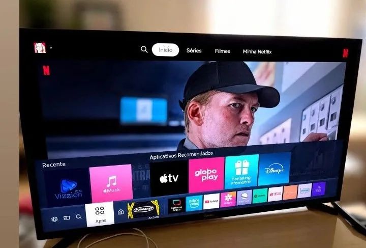 Smartv LED 43 polegadas imagem 4k  - Foto 5