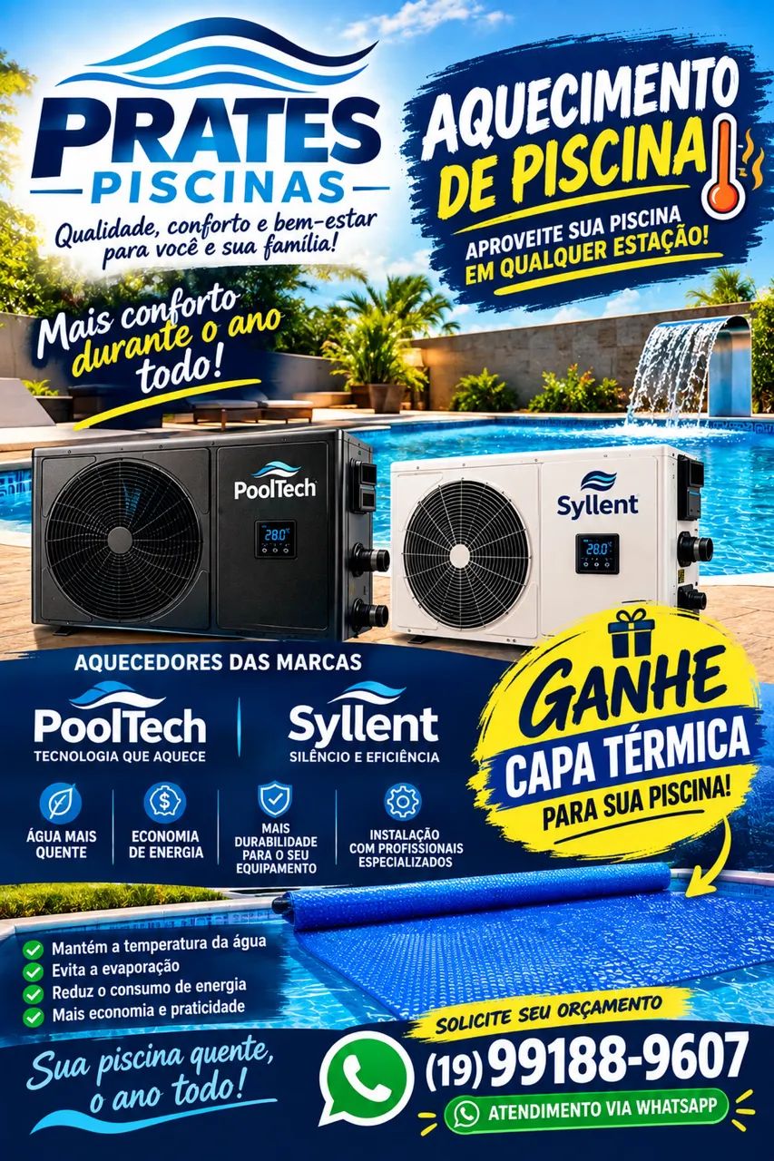 Aquecedores para piscinas 
