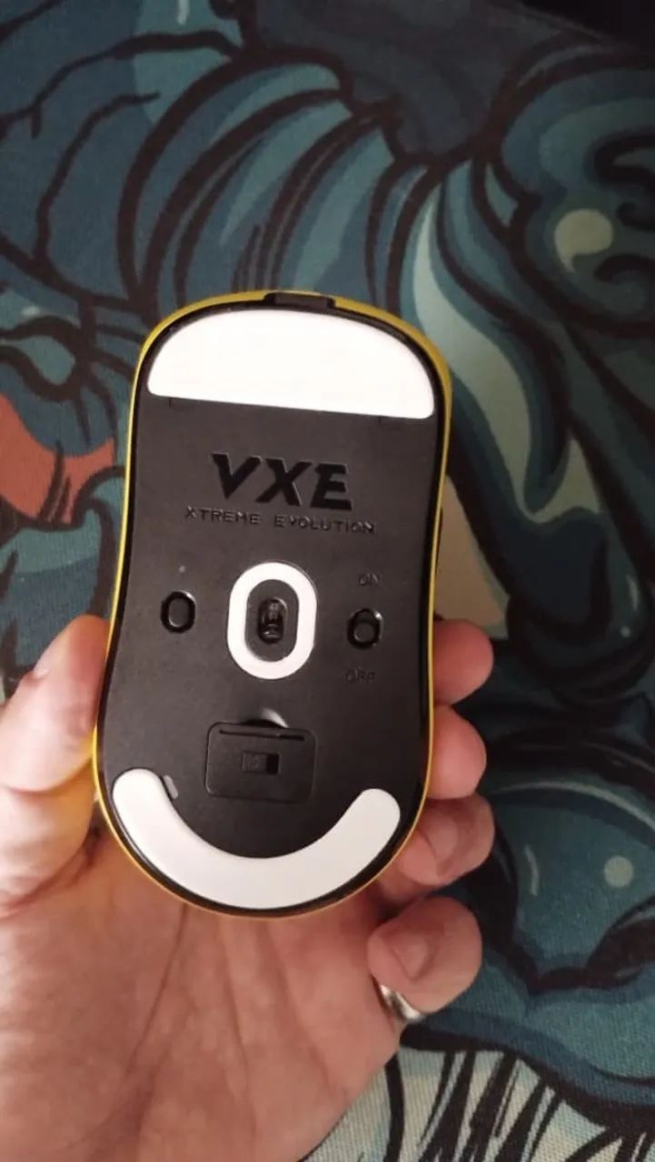 Mouse Gamer VXE ATK Dragonfly R1 PRO Max Yellow - Foto 3
