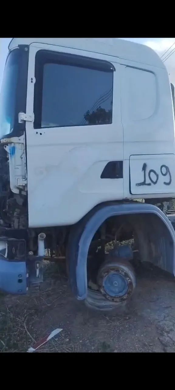 Cabine e chassis do Scania 6x4 