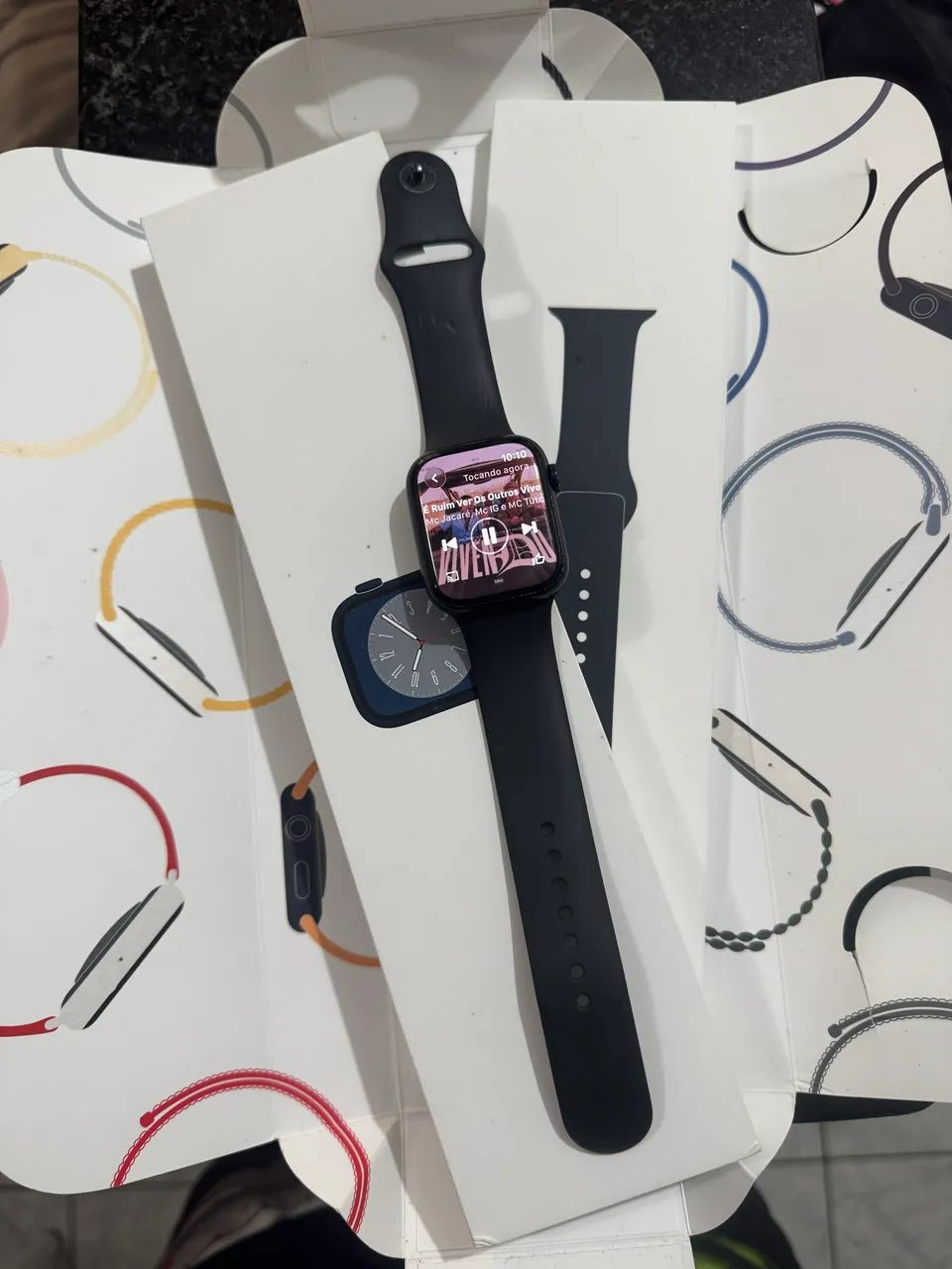 APPLE WATCH SÉRIES 8 45mm C/CAIXA ORIGINAL 