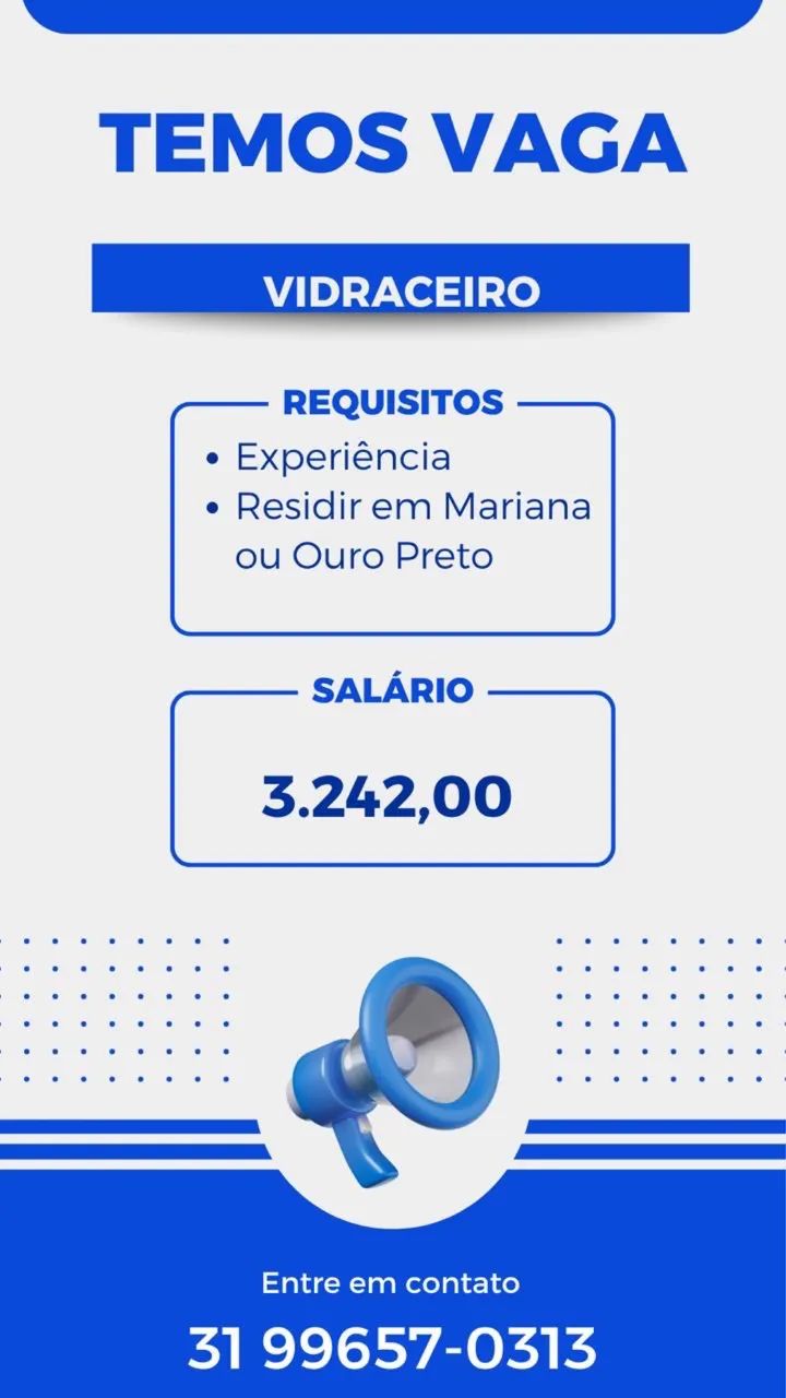 Vaga de emprego 