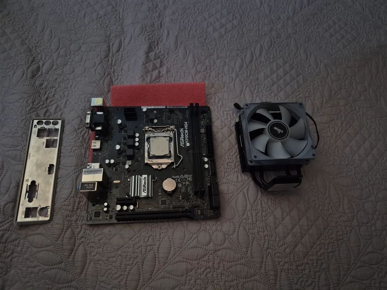 Kit processador e placa mae I5 8500 , H310CM-HG4 + cooler