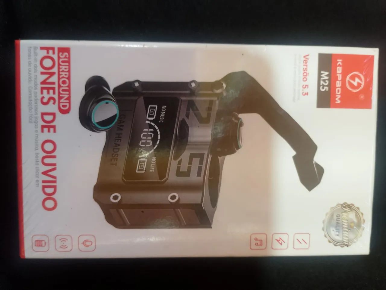 Fone via bluetooth modelo M25 Versão 5.3 - Foto 3