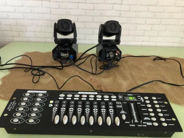 Mini moving + mesa dmx Iluminação DJ - Foto 5